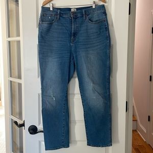 J.Crew 10" vintage straight jean in Surf Storm wash
